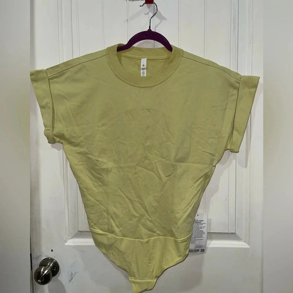 lululemon athletica Tops - Lululemon Heavyweight Cotton T-Shirt Bodysuit